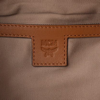 MCM Visetos Medium Fusten Belt Bag Cognac 6 of 10
