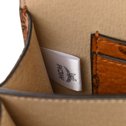 MCM Visetos Mini Rabbit Crossbody Bag Cognac 7 of 8