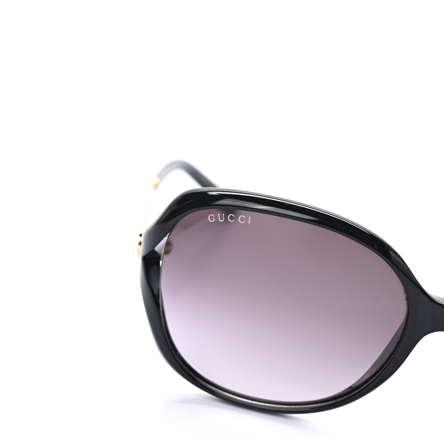 Gucci Acetate Oversized Butterfly Sunglasses GG 0076S Black 5 of 9