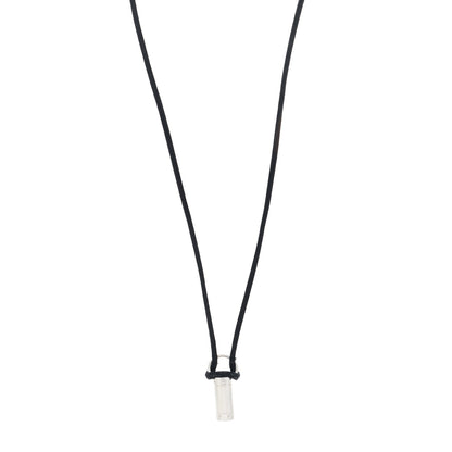 Cartier 18K White Gold LOVE Screwdriver Pendant Cord Necklace 1 of 4