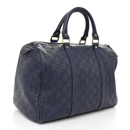 Gucci Guccissima Medium Joy Boston Blue 3 of 12