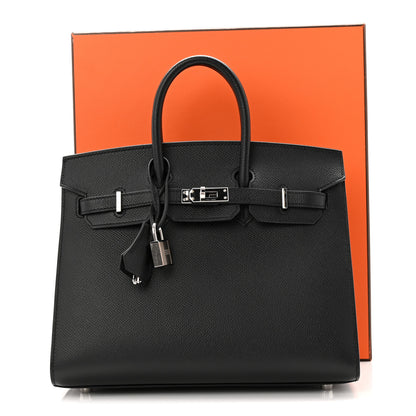 Hermes Epsom Birkin Sellier 25 Black 11 of 11