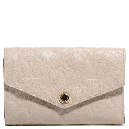 Louis Vuitton Empreinte Compact Curieuse Wallet Neige 1 of 8