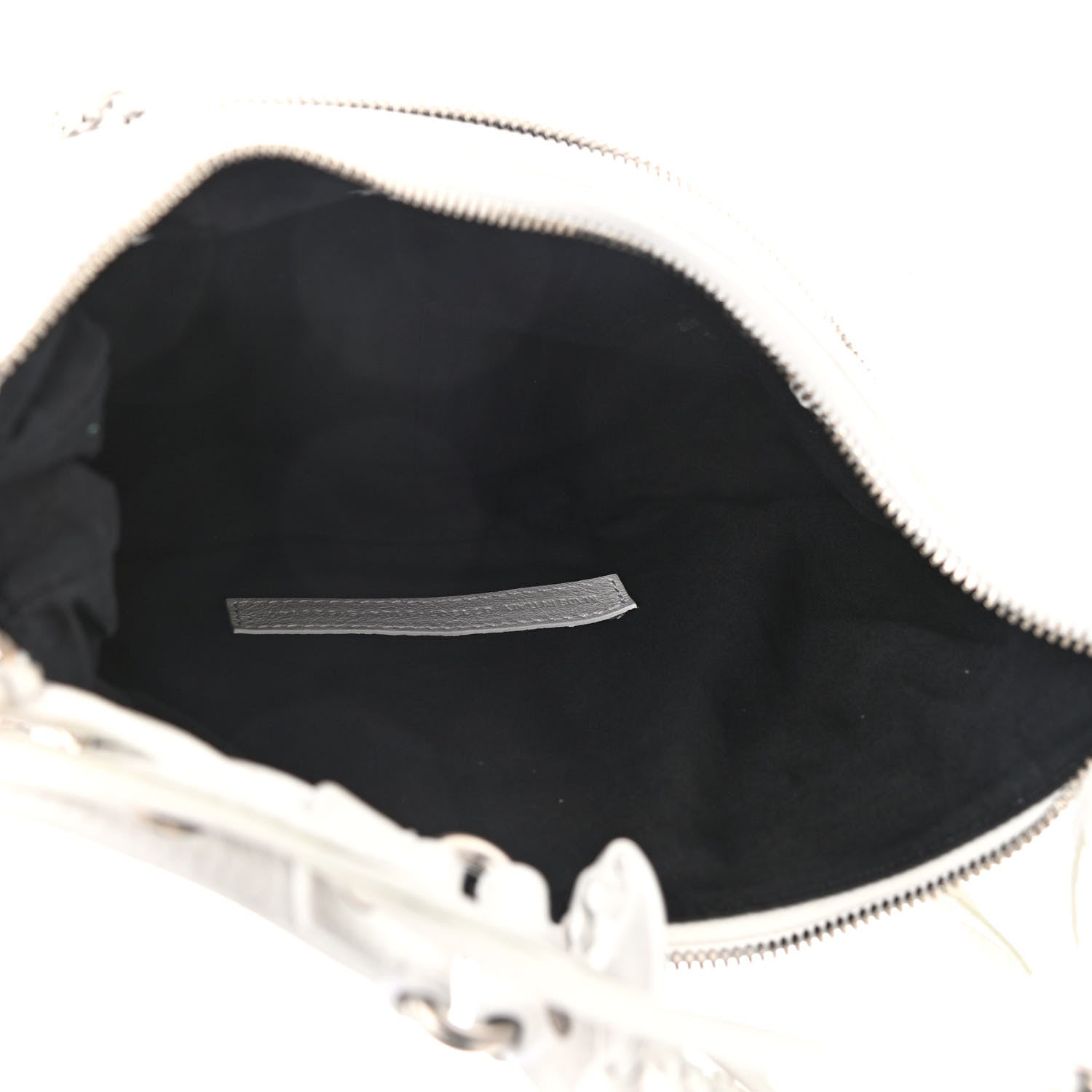 Balenciaga Agneau Arena Small Le Cagole Shoulder Bag Optic White 5 of 12