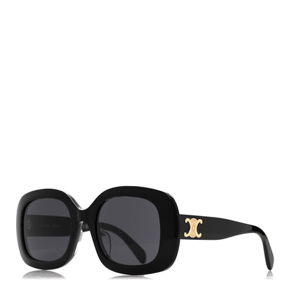 Celine Acetate Triomphe 01 Sunglasses CL40262U Black 1 of 8