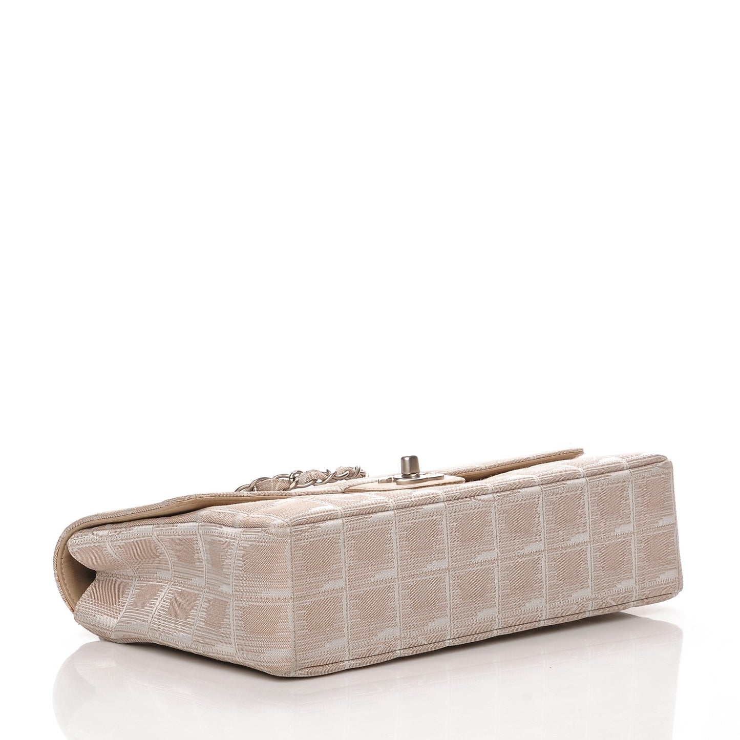 Nylon Medium Travel Flap Light Beige