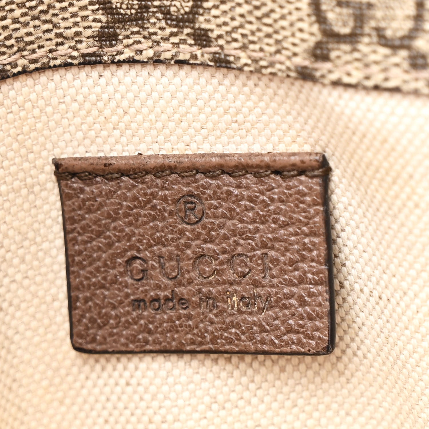 Gucci GG Supreme Monogram Neo Vintage Web Belt Bag Brown 5 of 9