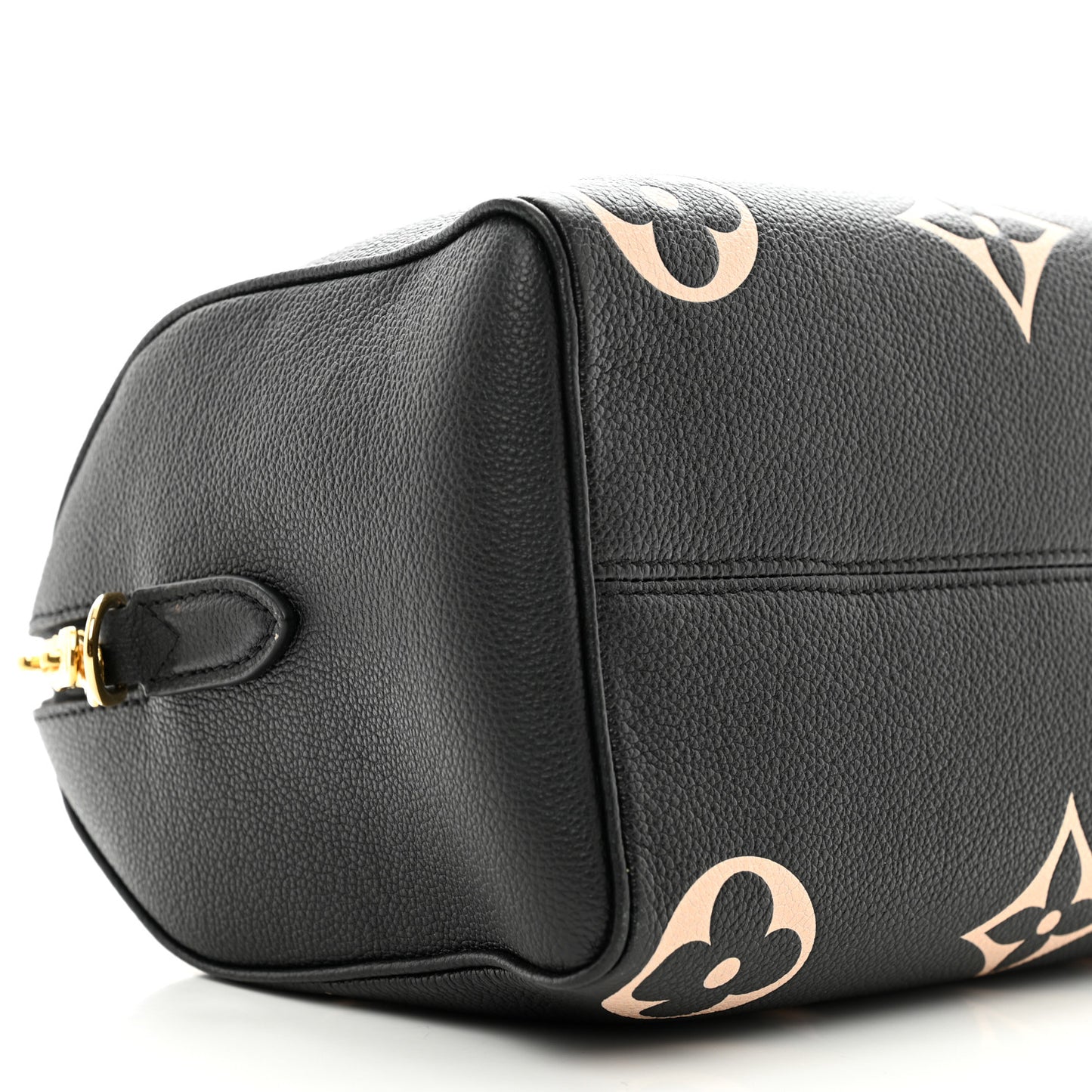Empreinte Monogram Giant Speedy Bandouliere 25 Black Beige