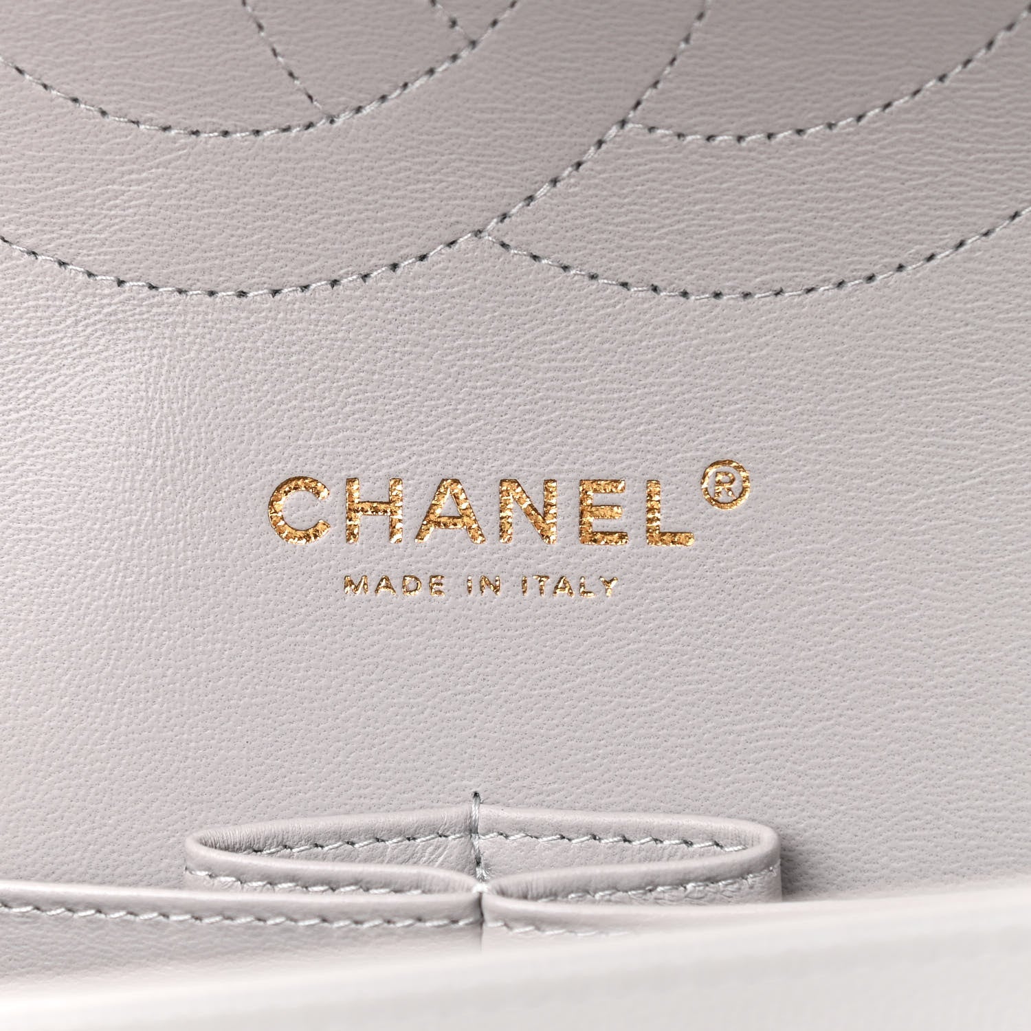 Chanel Caviar Quilted Jumbo Double Flap Grey 6 of 11