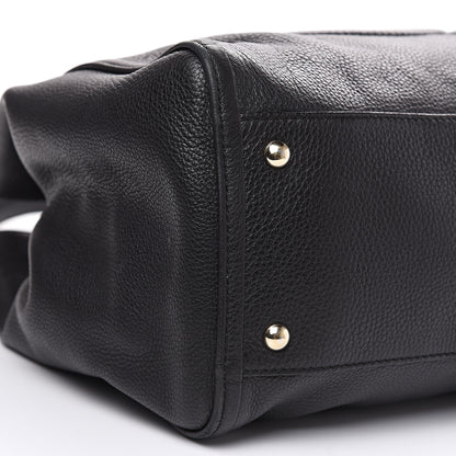 Gucci Pebbled Calfskin Medium Soho Shoulder Bag Black 8 of 11