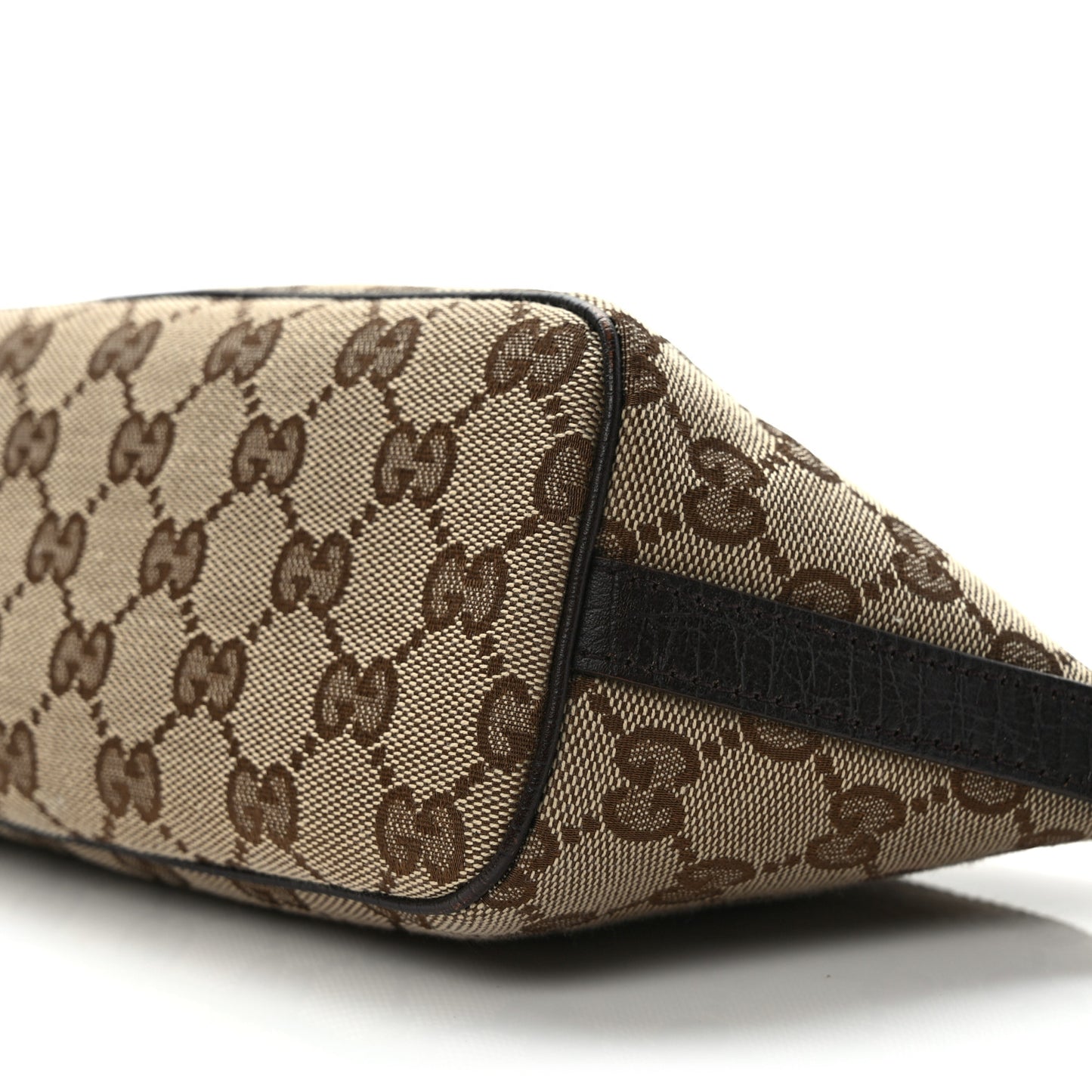 Monogram Web Boat Pochette Brown