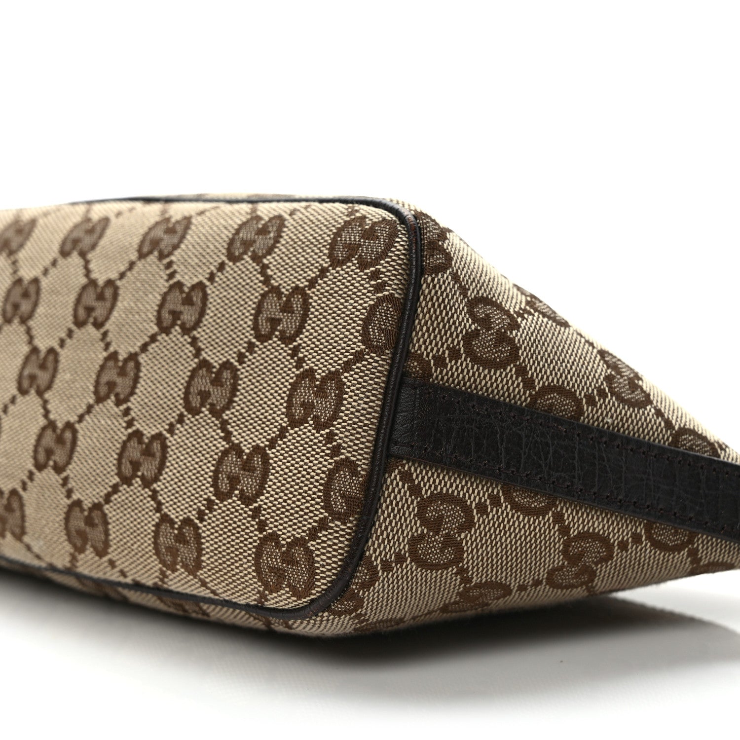 Gucci Monogram Web Boat Pochette Brown 8 of 8