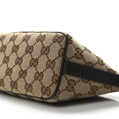 Gucci Monogram Web Boat Pochette Brown 8 of 8