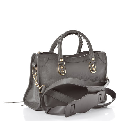 Balenciaga Chevre Gold Metallic Edge Hardware S City Gris Acier 3 of 8