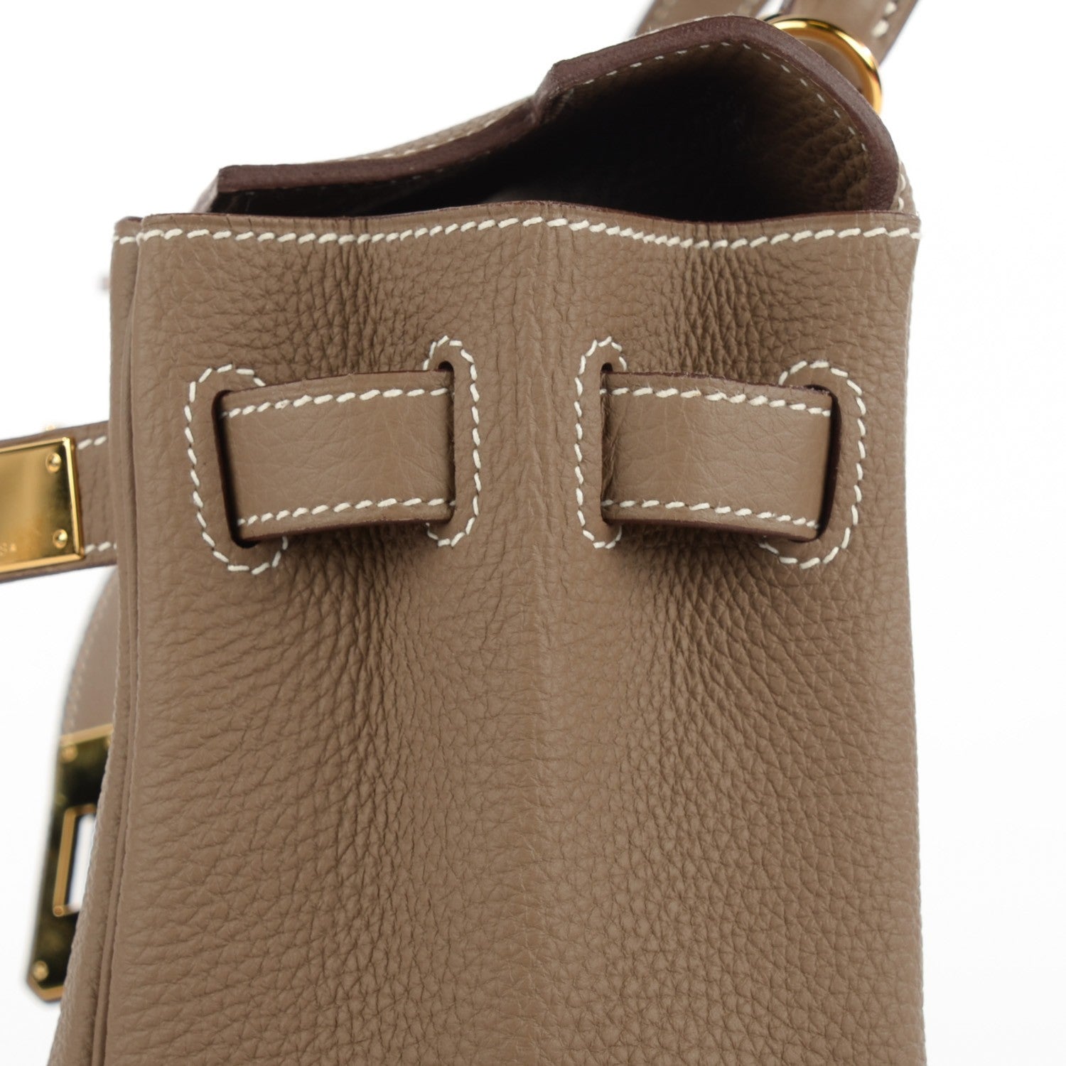 Hermes Togo Kelly Retourne 32 Etoupe 25 of 28