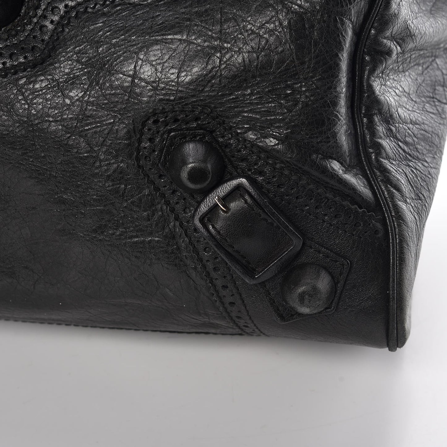 Agneau Giant Brogues Hardware Mid Day Black