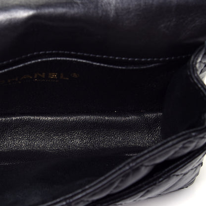 Chanel Aged Calfskin Quilted 2.55 Reissue Chain Waist Bag Black 5 of 9