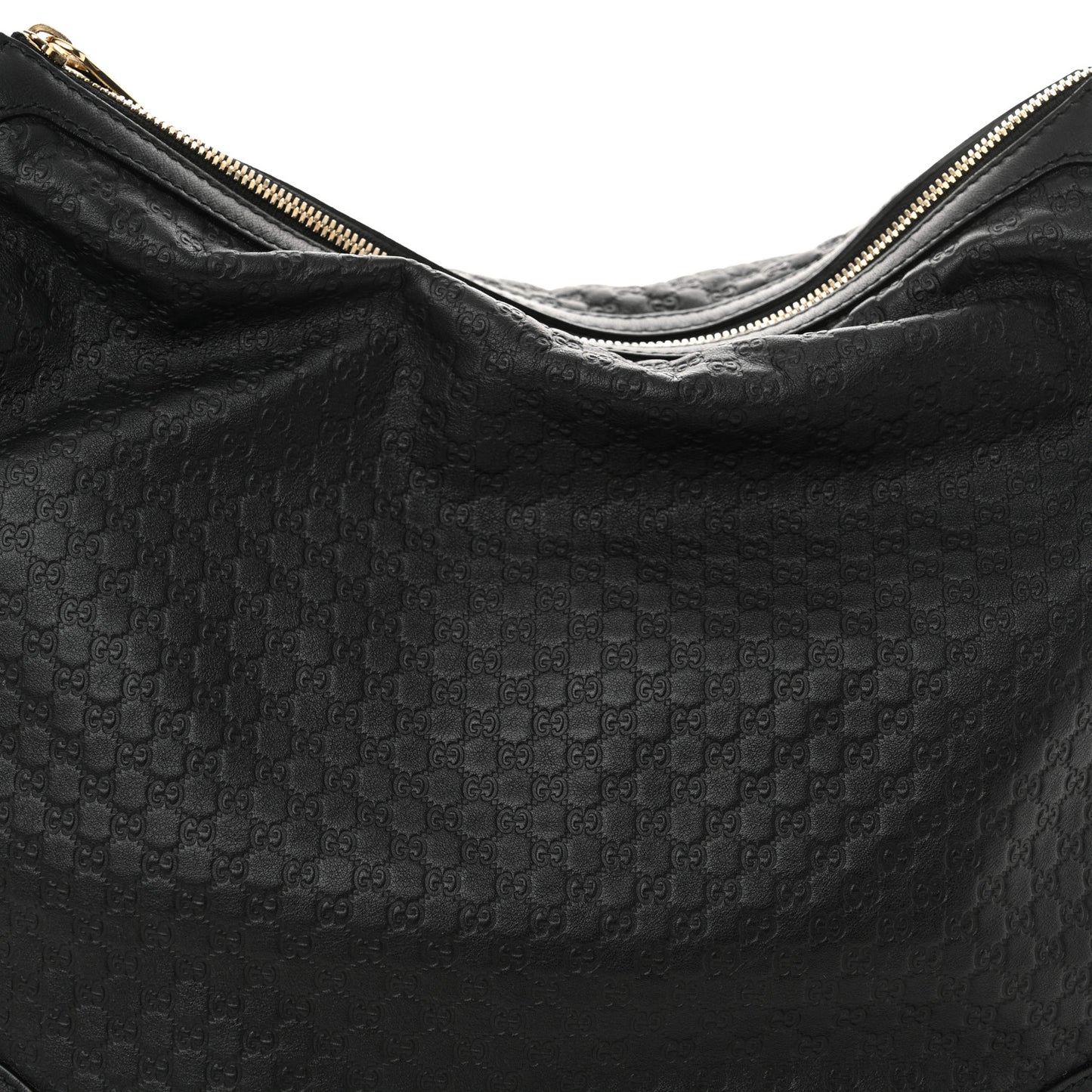 Soft Microguccissima Margaux Hobo Black