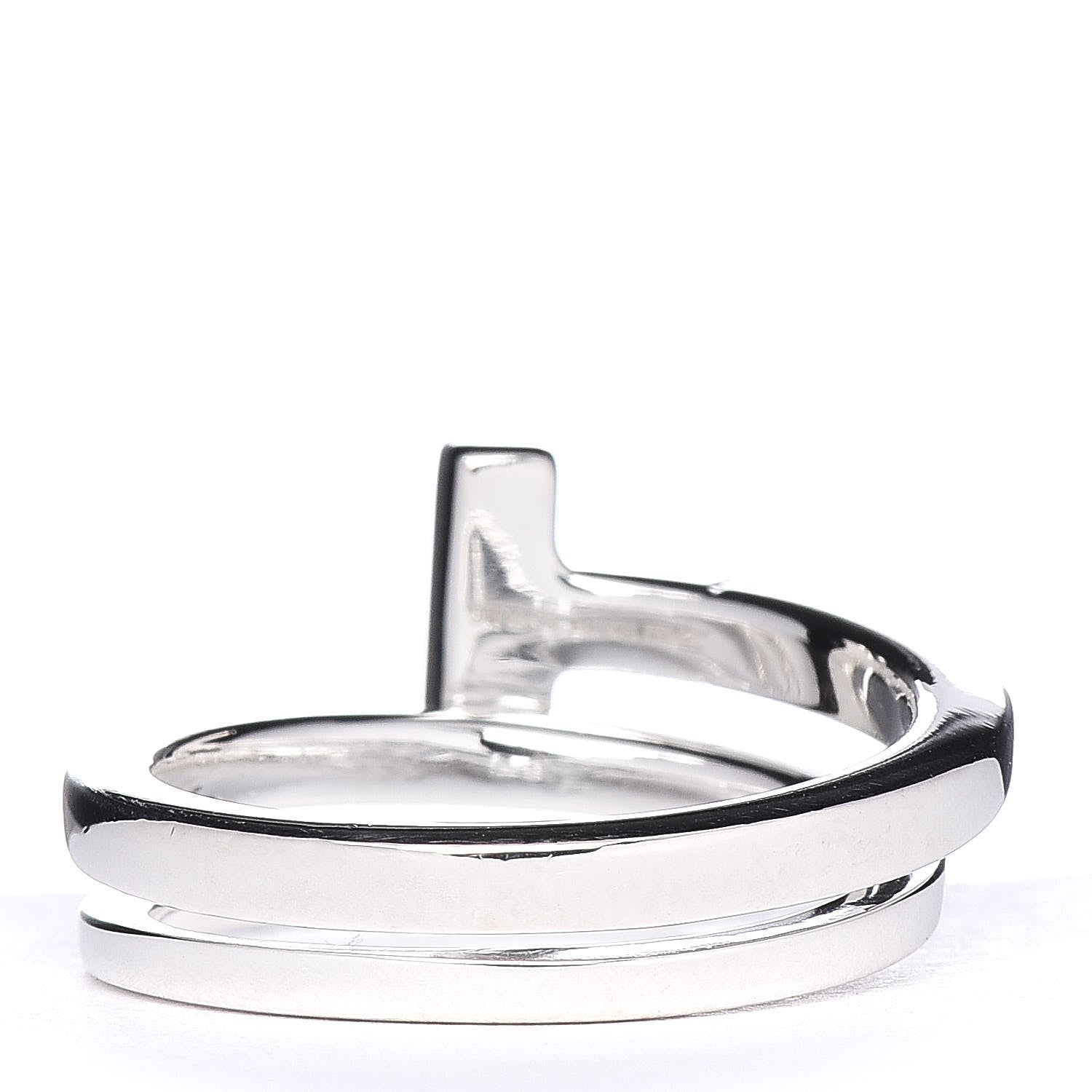 Tiffany Sterling Silver T Square Wrap Ring 51 5.75 3 of 4