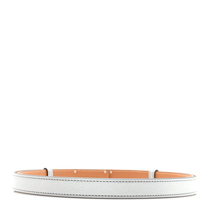 Hermes Metallic Chevre Chamkilight Kelly Belt Argent 2 of 4