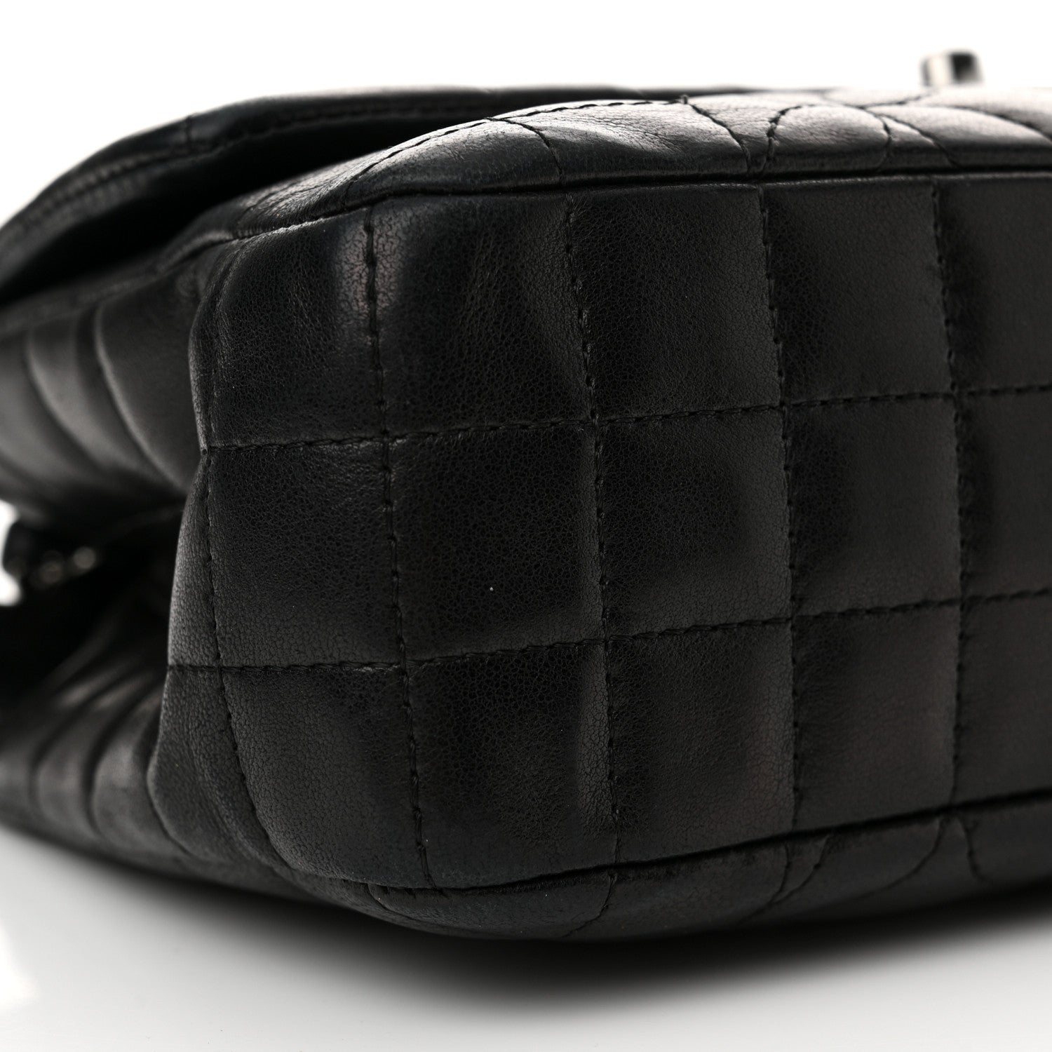 Chanel Lambskin Quilted Lady Graphic Flap Black 9 of 11