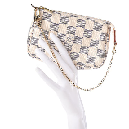Louis Vuitton Damier Azur Mini Pochette Accessories 2 of 7