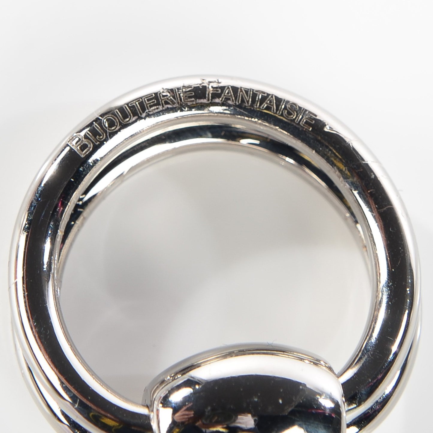 Palladium Mors Scarf Ring Silver