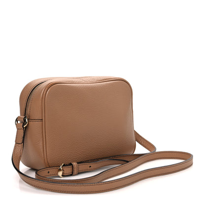 Gucci Pebbled Calfskin Small Soho Disco Bag Camelia 3 of 13