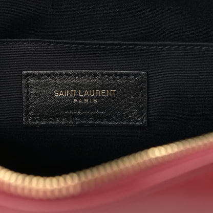Saint Laurent Calfskin Matelasse Monogram Lou Camera Bag Red 6 of 10