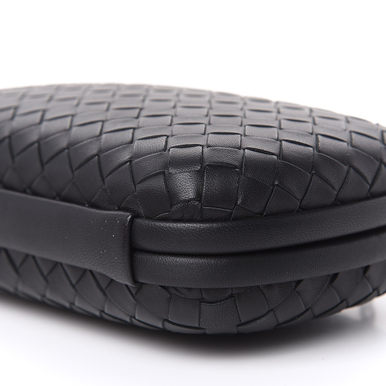 Bottega Veneta Nappa Intrecciato Chain Knot Clutch Black 8 of 8
