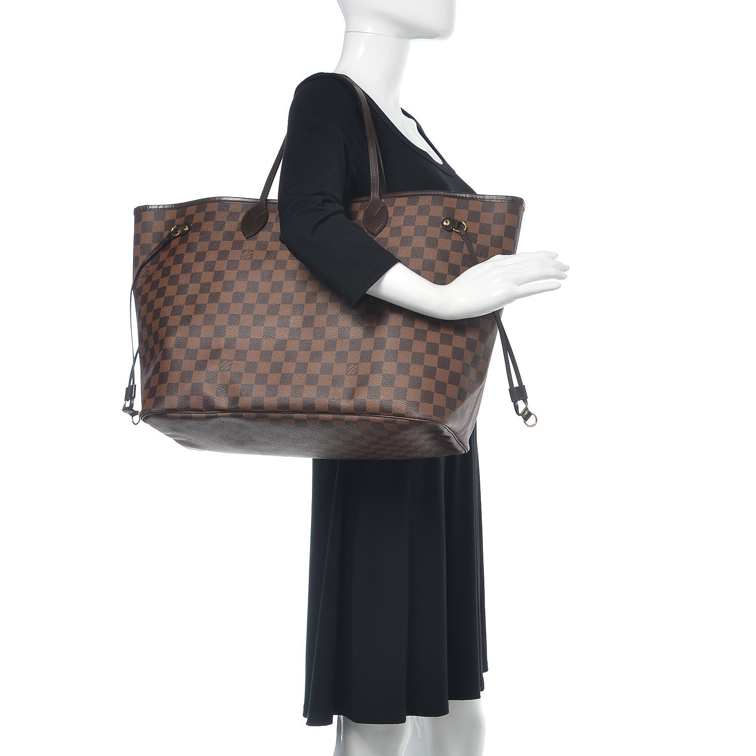 Louis Vuitton Damier Ebene Neverfull GM 2 of 16