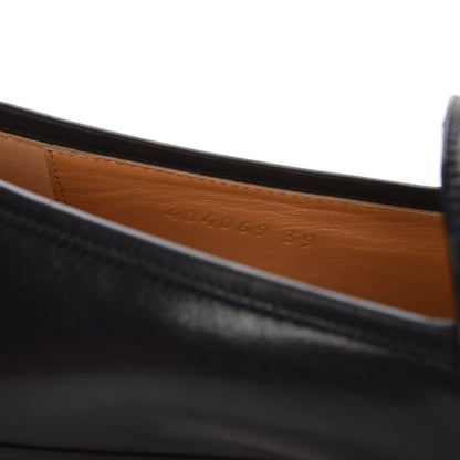 Gucci Calfskin Jordaan Loafers 39 Black 8 of 9