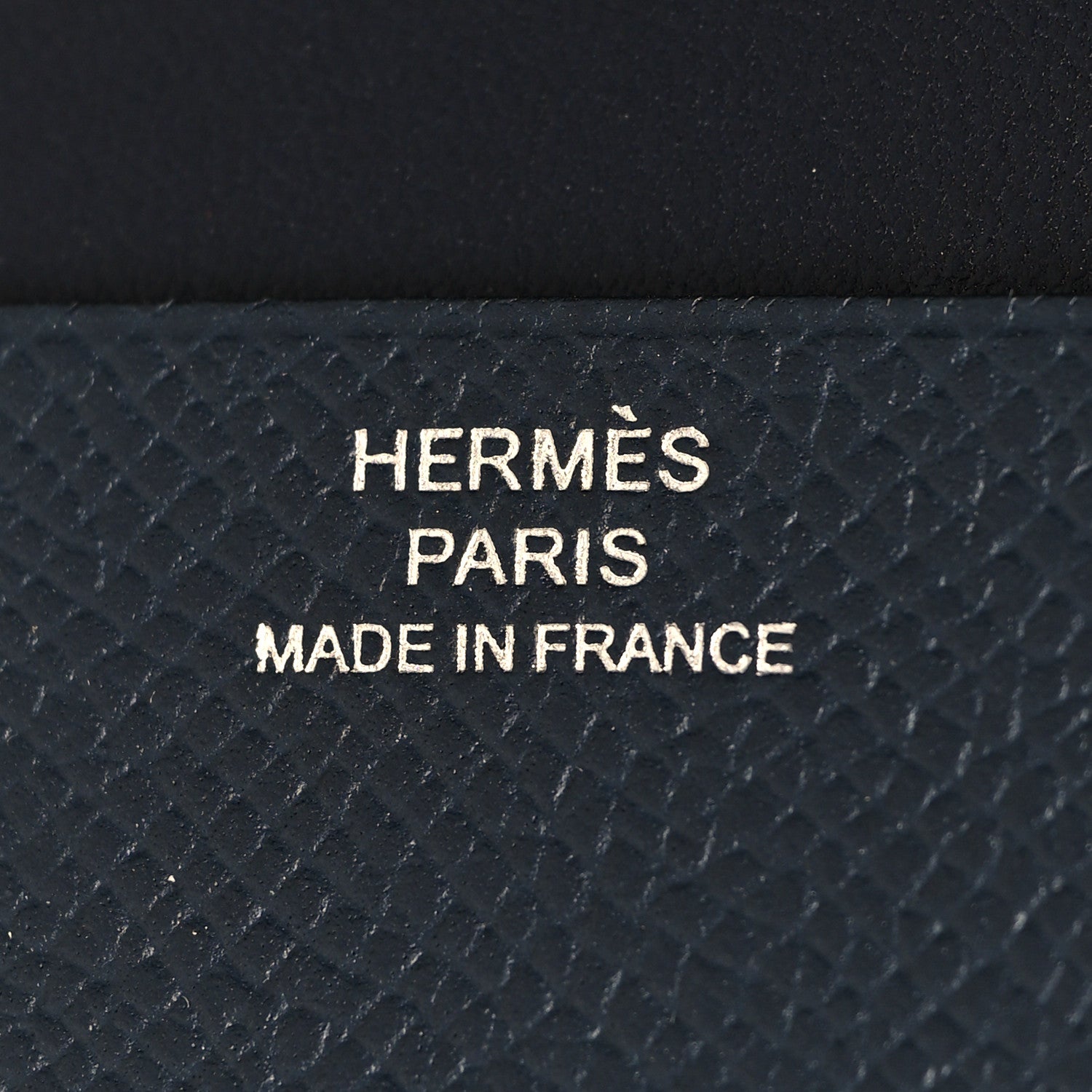 Hermes Epsom M2 Magellan Passport Holder Black Bleu Nuit 5 of 6