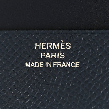 Hermes Epsom M2 Magellan Passport Holder Black Bleu Nuit 5 of 6