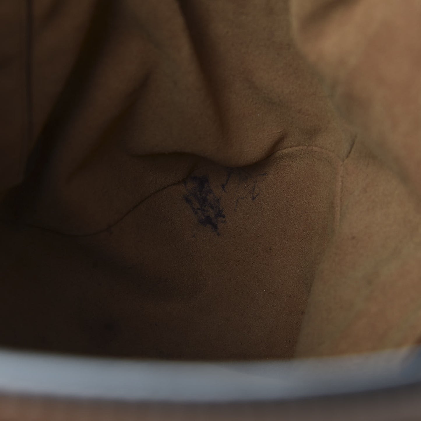 GG Supreme Monogram Large Linea A Hobo Light Brown
