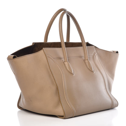 Celine Supple Calfskin Medium Phantom Luggage Beige 3 of 21