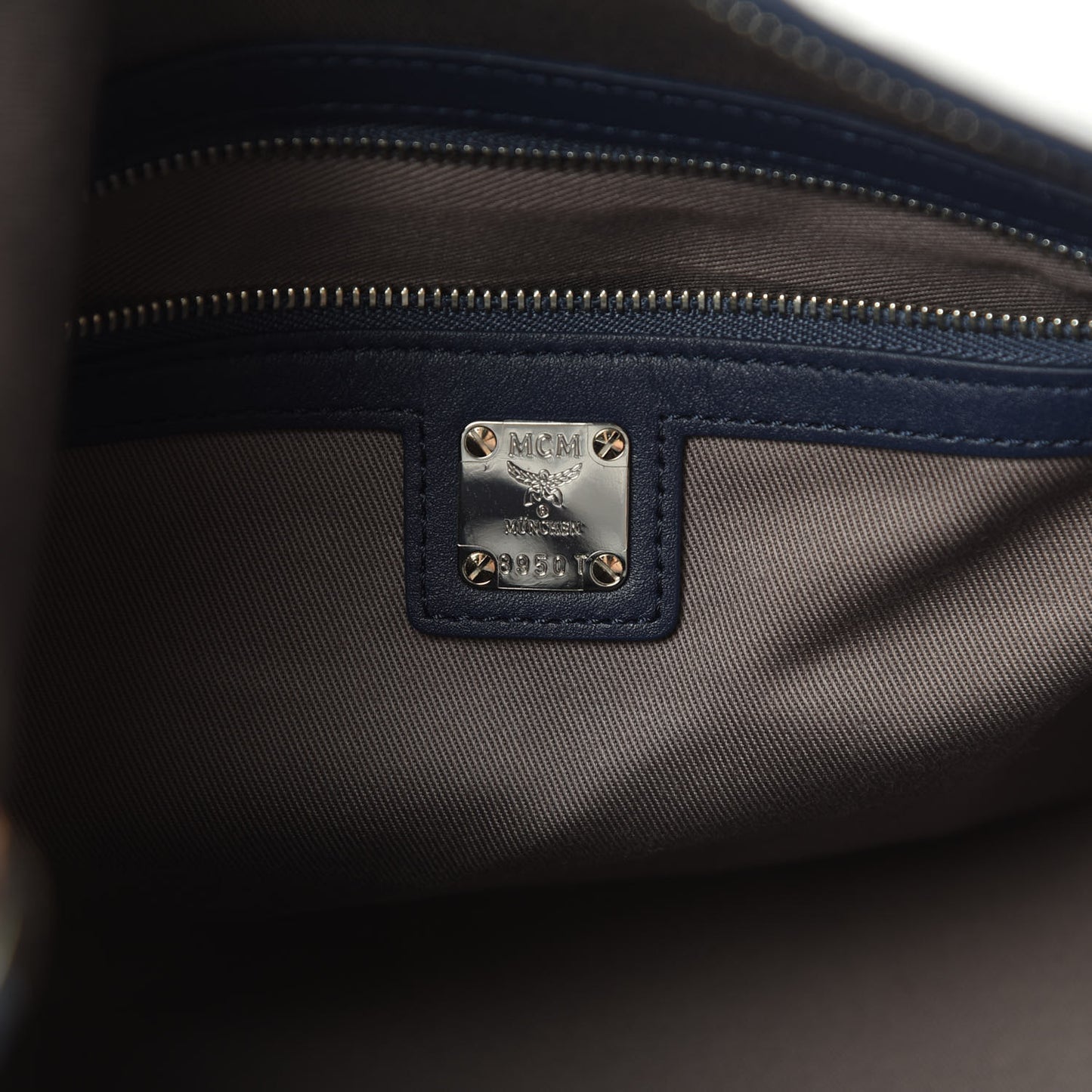 Calfskin Ottomar Monogram Medium Klara Hobo Navy Blue