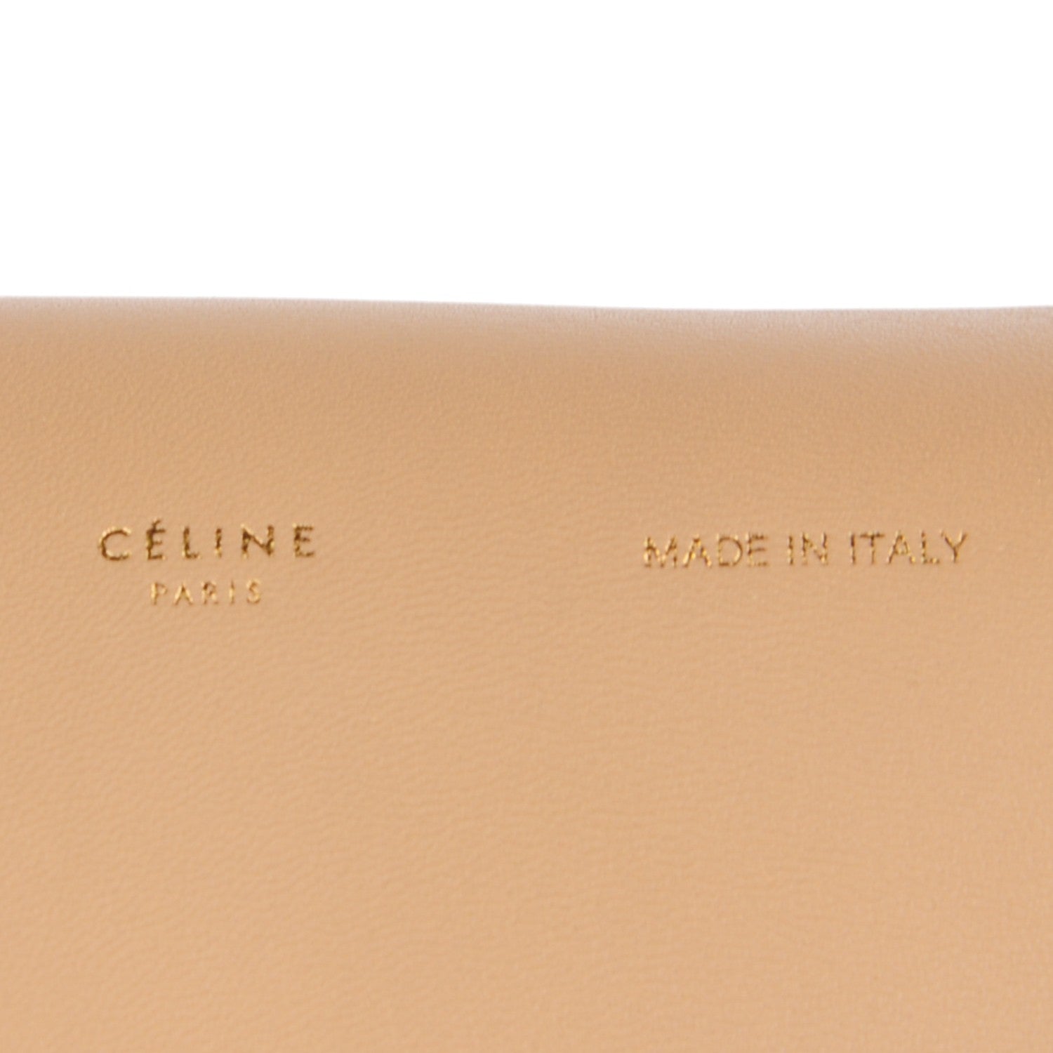 Celine Calfskin Folded Clutch Beige 6 of 6