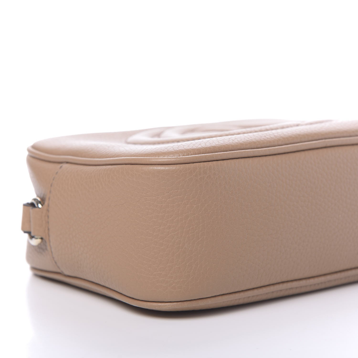 Gucci Pebbled Calfskin Small Soho Disco Bag Camelia 8 of 11