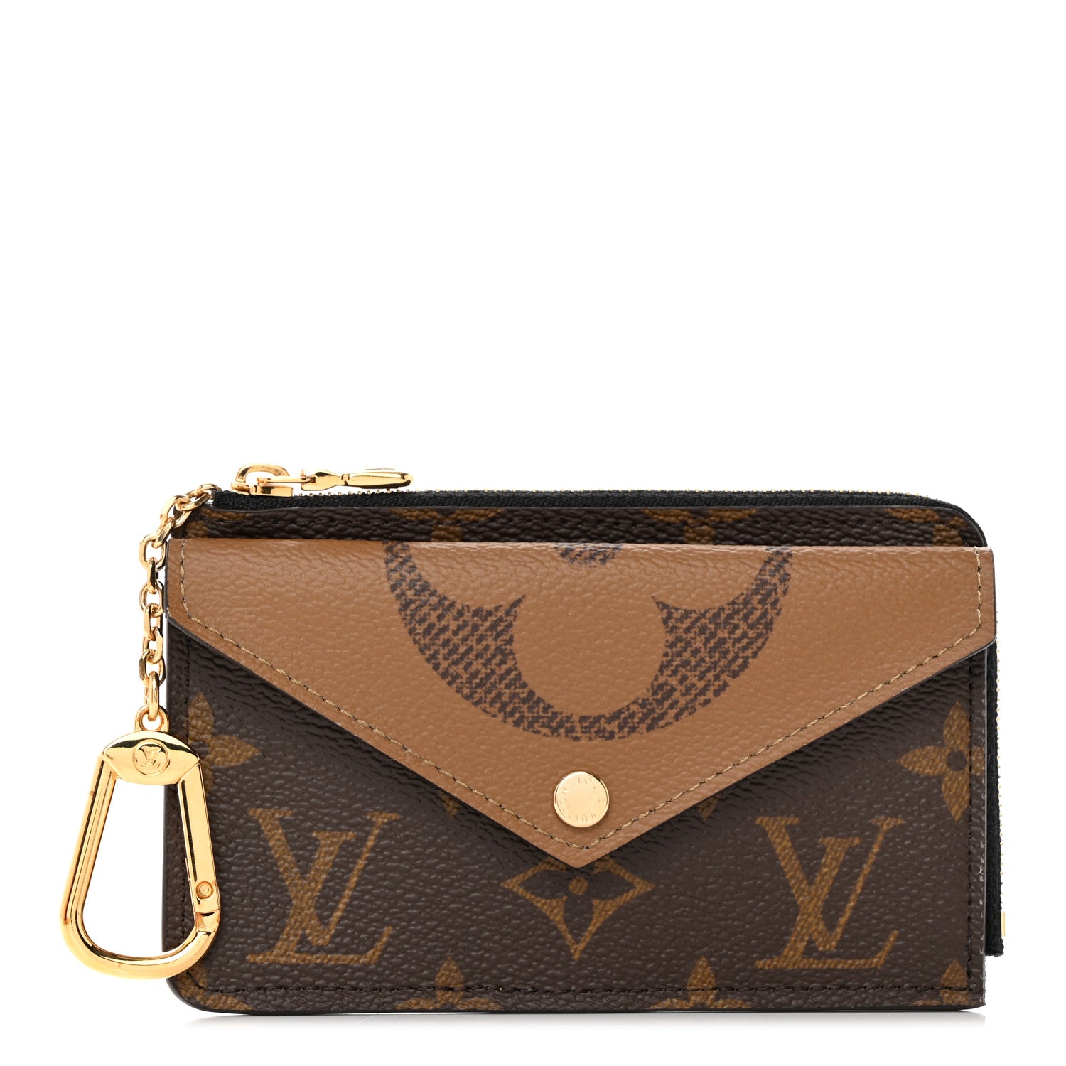 Louis Vuitton Reverse Monogram Recto Verso Card Holder Brown 1 of 10