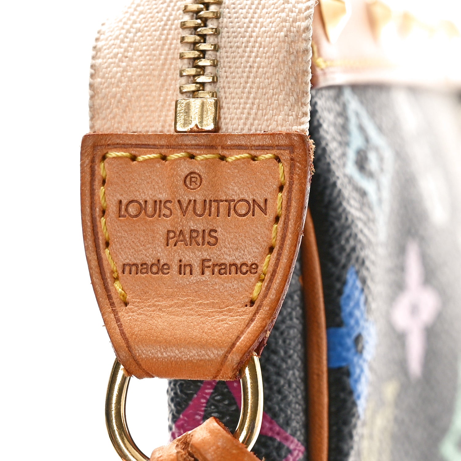 Louis Vuitton Monogram Multicolor Pochette Accessories Black 7 of 12