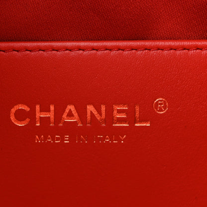 Chanel Caviar Quilted Mini Chanel 25 Handbag Red 6 of 11