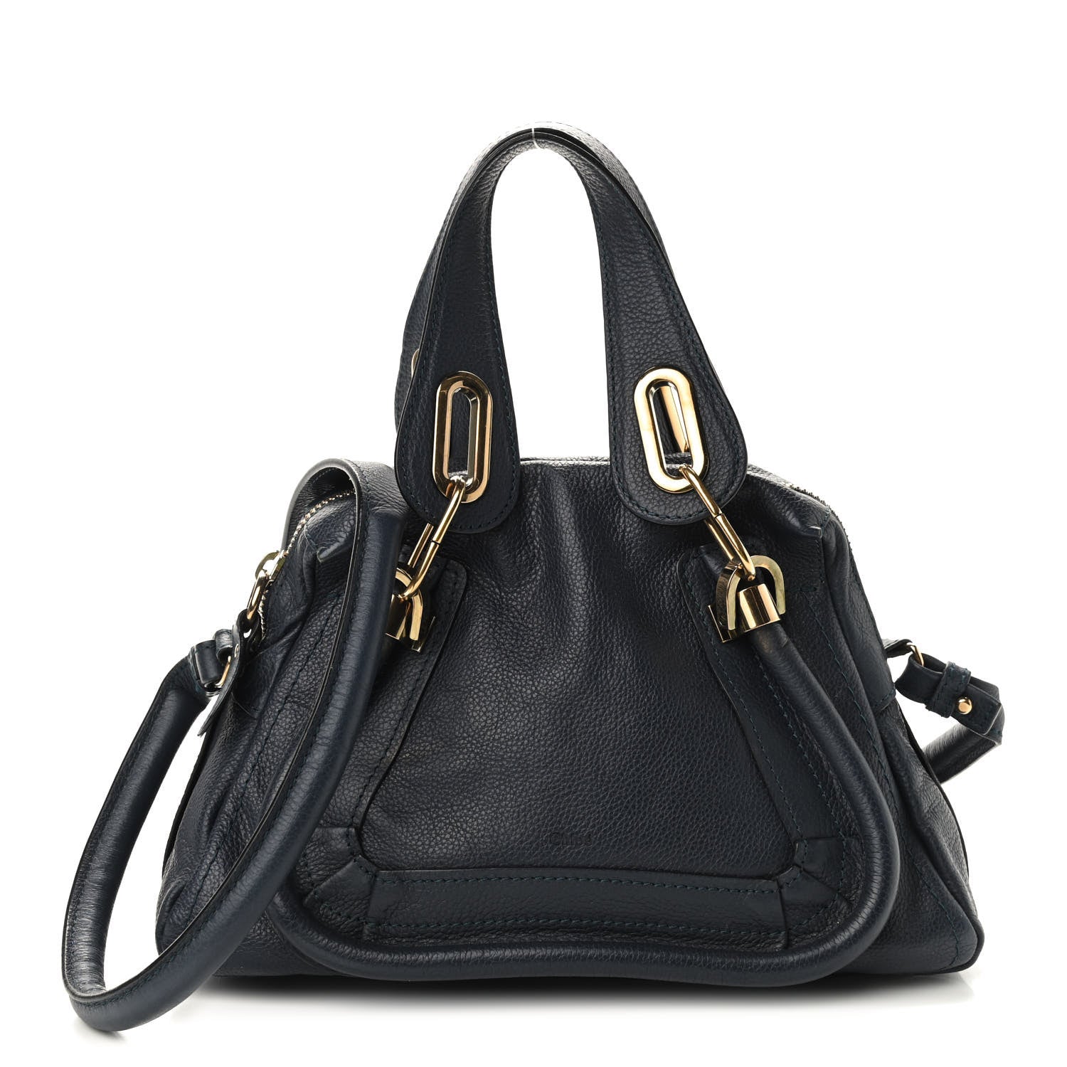Chloe Calfskin Small Paraty Navy 1 of 15