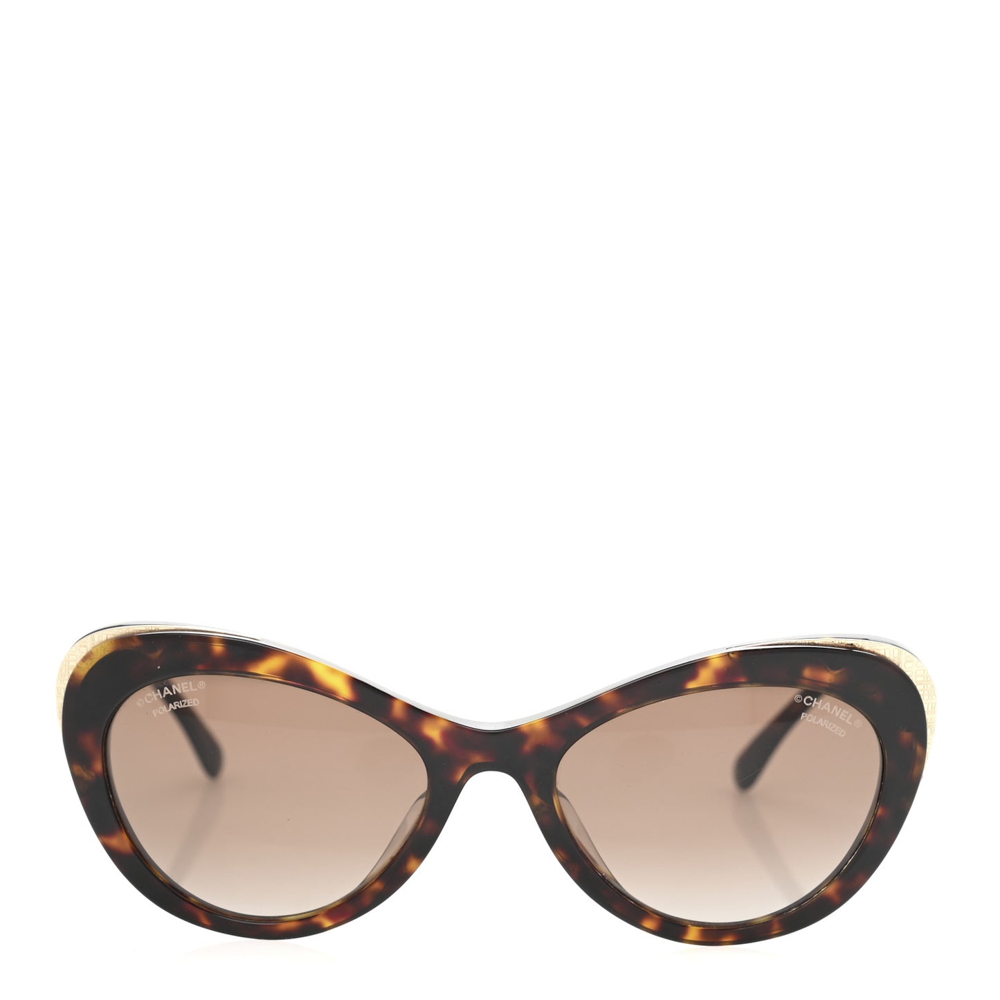 Acetate Polarized Cat Eye CC Sunglasses 5432-A Tortoise