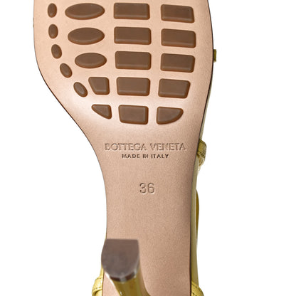 Bottega Veneta Crush Calfskin The Line 90mm Sandals 36 Acid 8 of 11