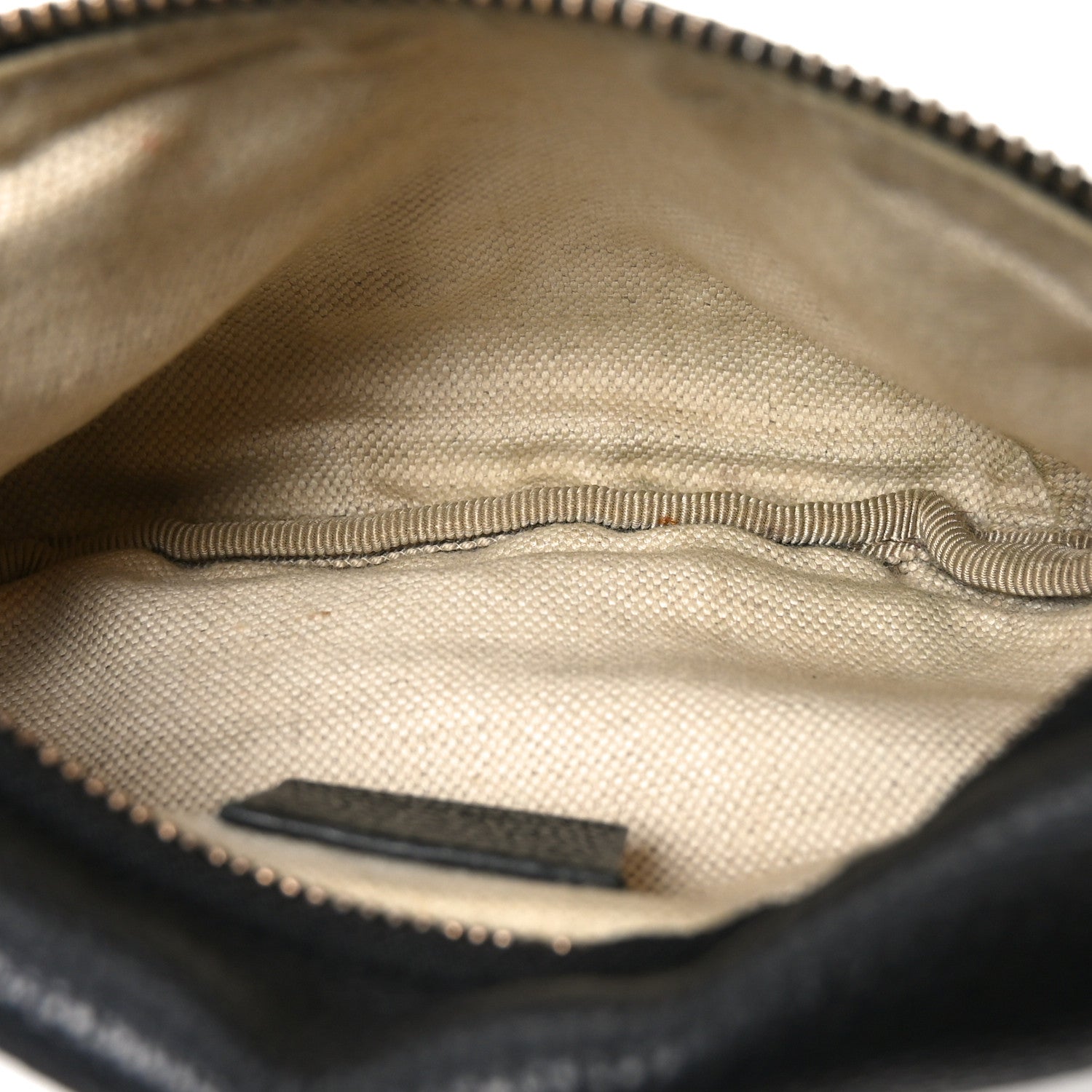 Gucci Grained Calfskin Small Logo Belt Bag Black 5 of 10