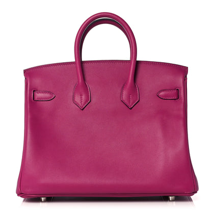 Hermes Swift Birkin 25 Rose Pourpre 4 of 34