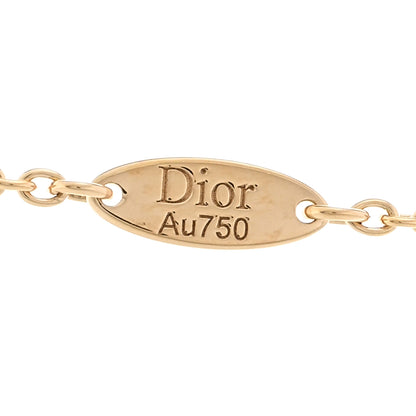 Christian Dior 18K Yellow White Gold Diamond Black Onyx Mother of Pearl Rose Celeste Pendant Necklace 5 of 7