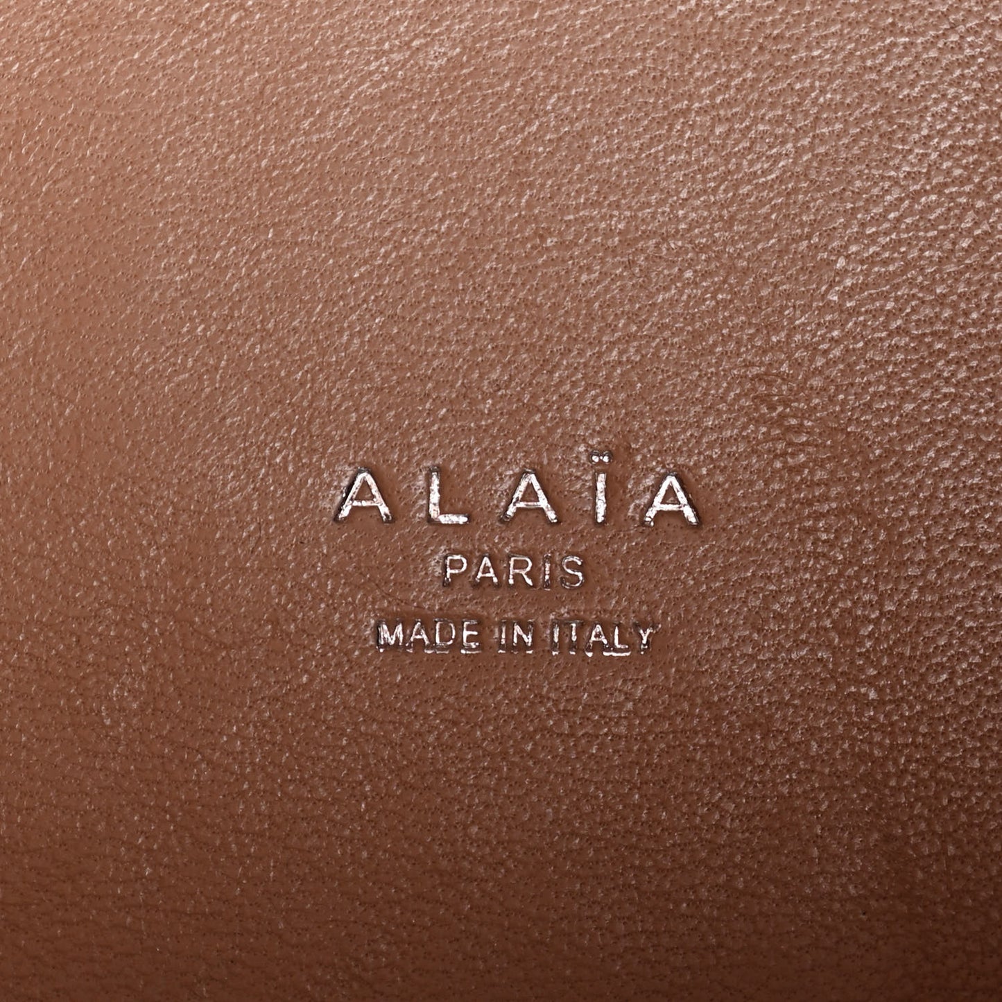 Calfskin Laser Cut Mina 25 Bag Black
