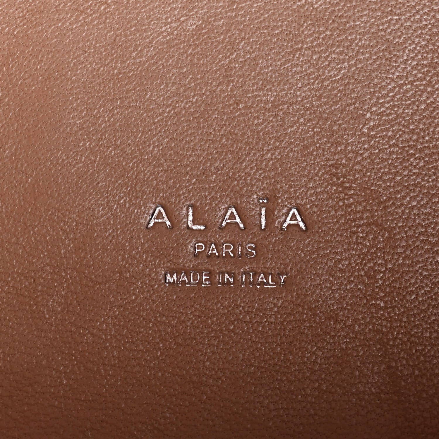 Alaia Calfskin Laser Cut Mina 25 Bag Black 7 of 10